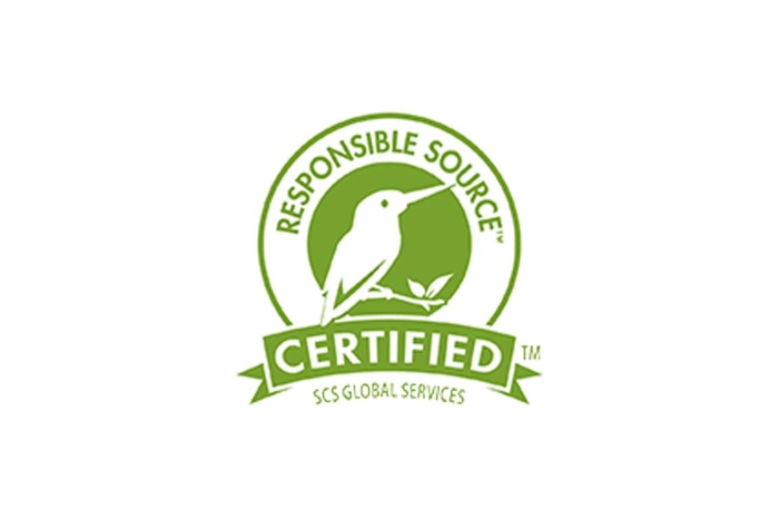 SCS Global Services’ Responsible Source™    Dieses Zertifikat bescheinigt, dass Edelmetalle und Edelsteine aus verantwortungsbewussten Quellen stammen, die ökologische und soziale Kriterien erfüllen.    Mehr Infos: scsglobalservices.com  